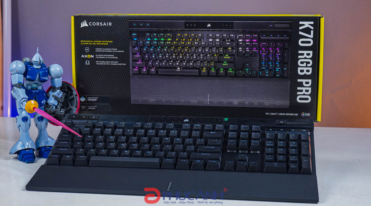 Bàn phím gaming cơ học CORSAIR K70 RGB PRO