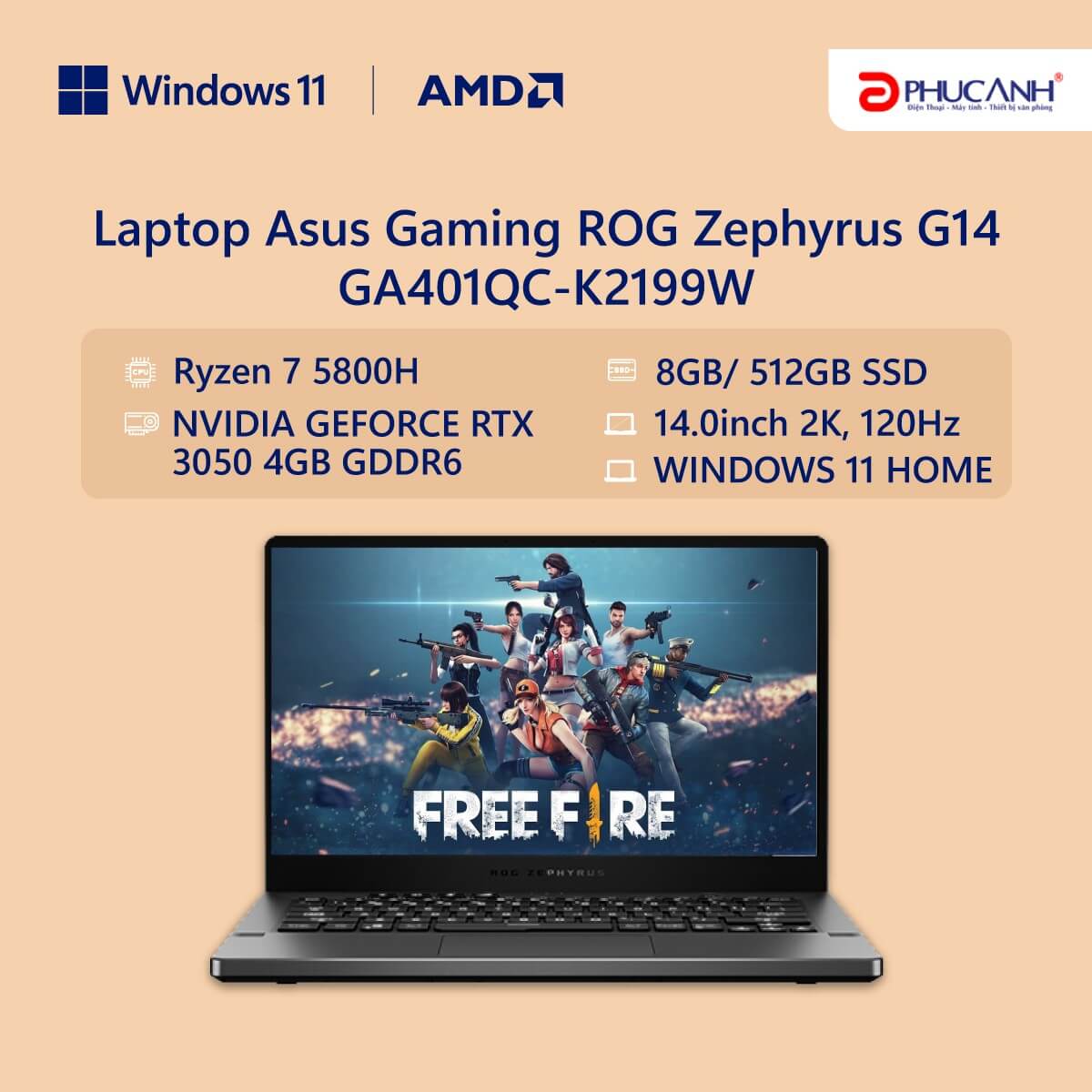 tính năng trên Laptop Asus Gaming Rog Zephyrus