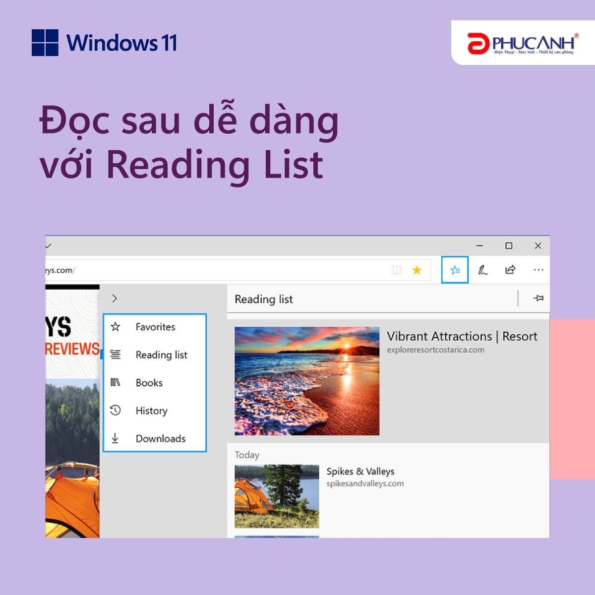 Đọc sau dễ dàng với Reading List