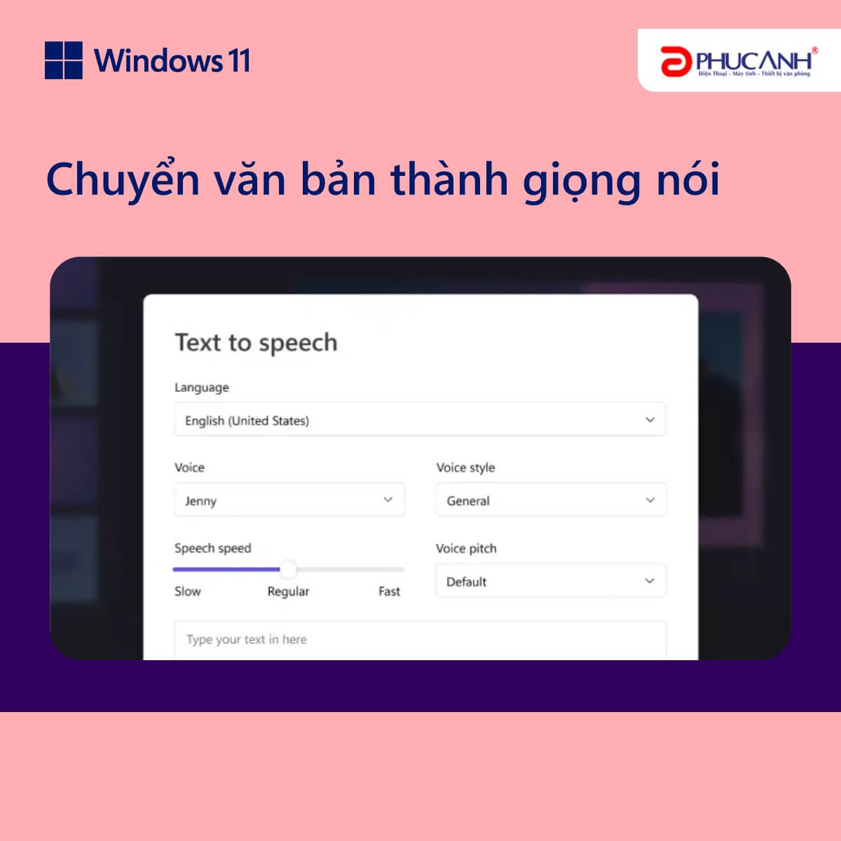 Chuyển văn bản thành giọng nói