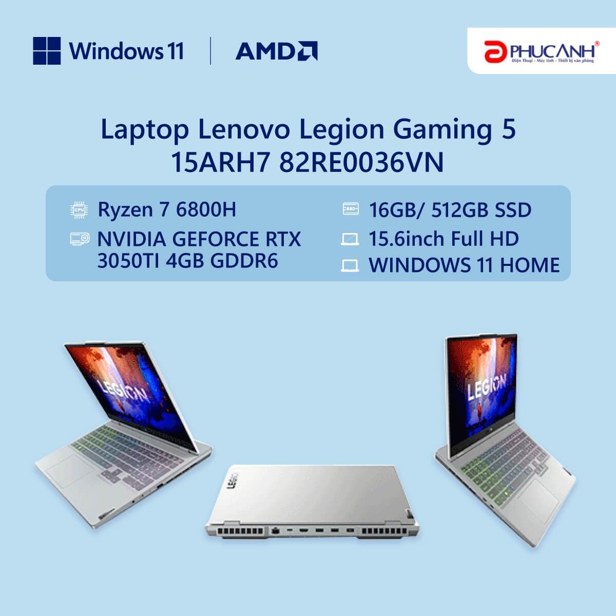 Lenovo Legion Gaming 5 15ARH7