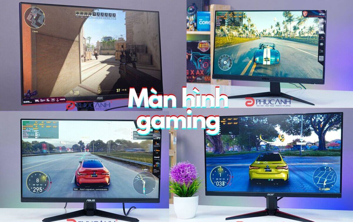 TOP 4 màn hình gaming IPS 144Hz dưới 4 triệu đồng