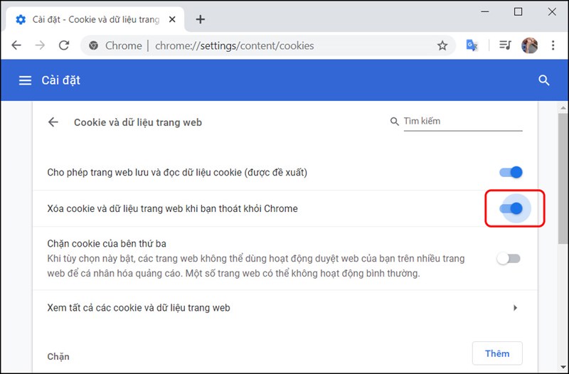 Tự động xóa lịch sử web trên chrome