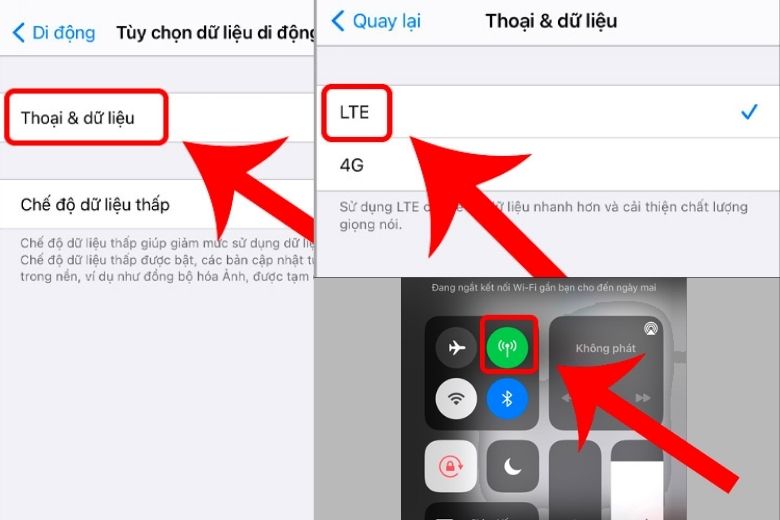 Cách chuyển LTE sang 4G trên iPhone