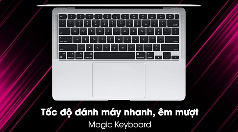Các dòng Macbook: Laptop Apple Macbook Air M1 256GB 2020 MGN93SA/A - Bàn phím