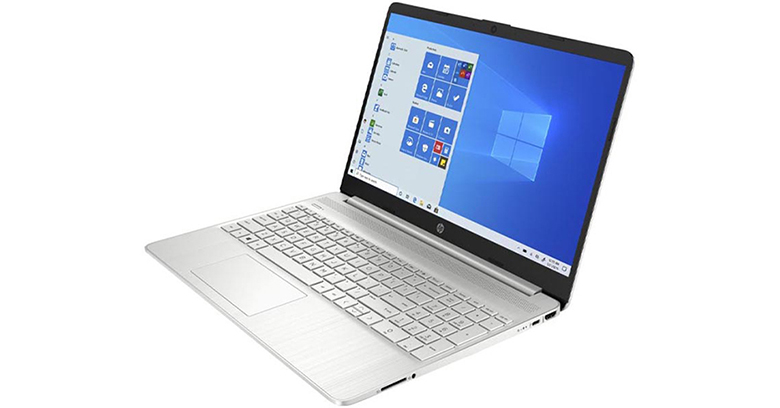 Laptop HP 15S-FQ1107TU 193Q3PA kếp hợp với bàn phím thiết kế rất khoa học