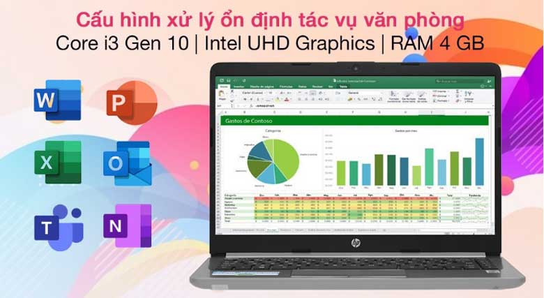 Laptop giá rẻ dưới 10 triệu: Laptop HP 240 G8 519A4PA