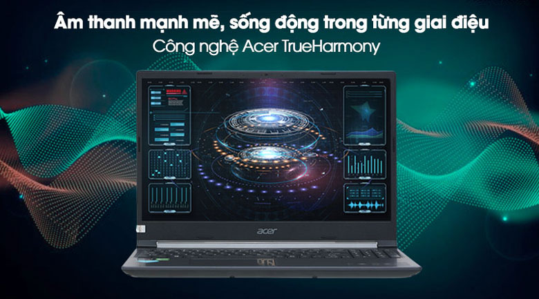 Laptop gaming dưới 20 triệu - Laptop Acer Gaming Aspire 7 A715-42G-R4XX
