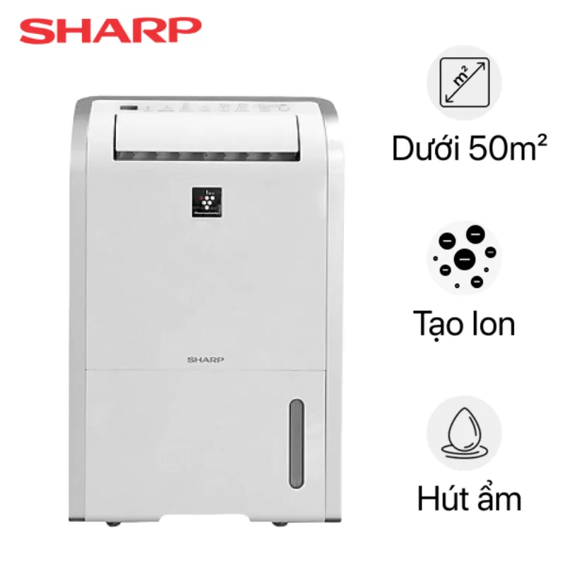 Máy lọc không khí và hút ẩm Sharp DW-D20A-W