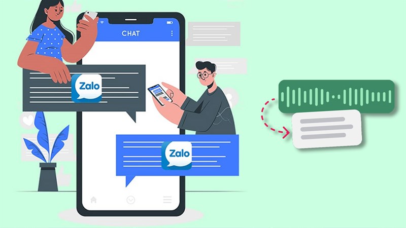 cách chuyển giọng nói thành văn bản trên Zalo