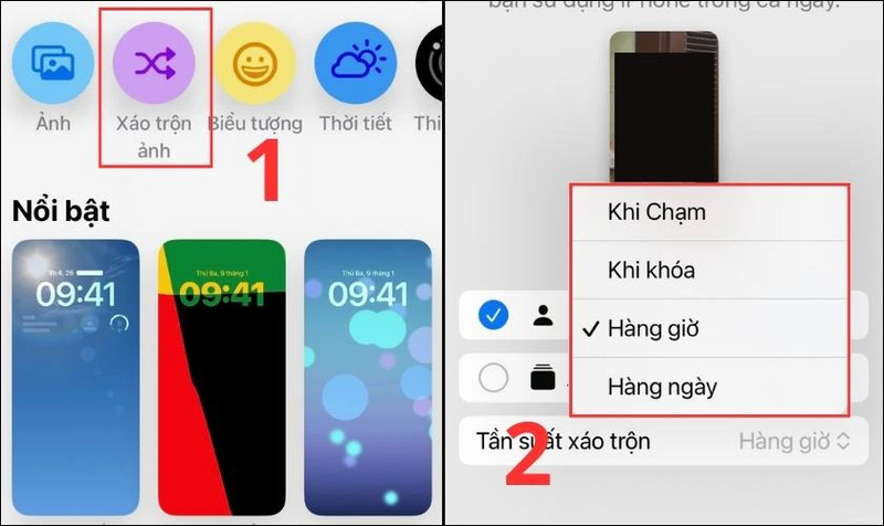 cách thay đổi hình nền tự động trên iPhone