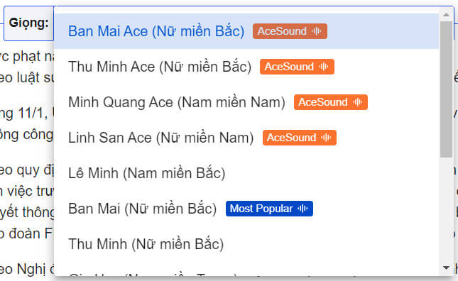 FPT.AI Voice Maker chuyển văn bản thành âm thanh