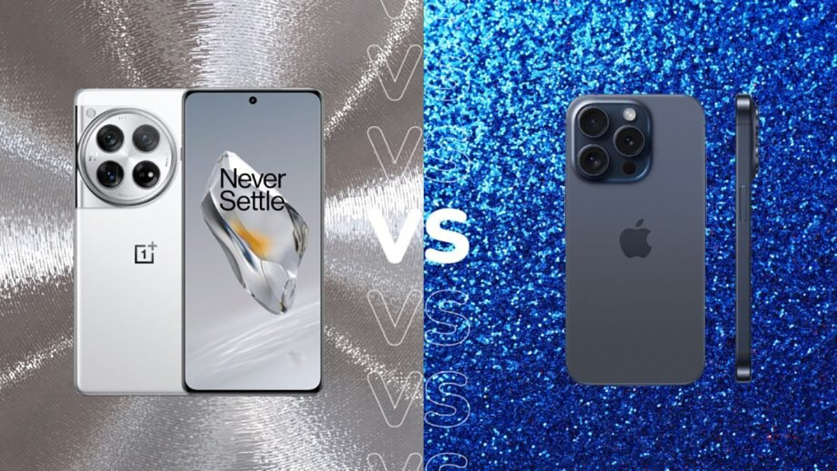 So sánh OnePlus 12 và iPhone 15 Pro