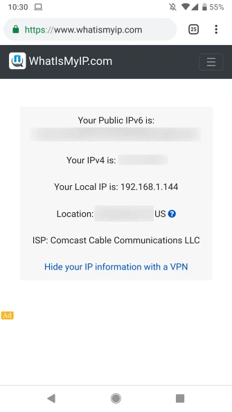 Hướng dẫn bạn xem địa chỉ IP công cộng của điện thoại